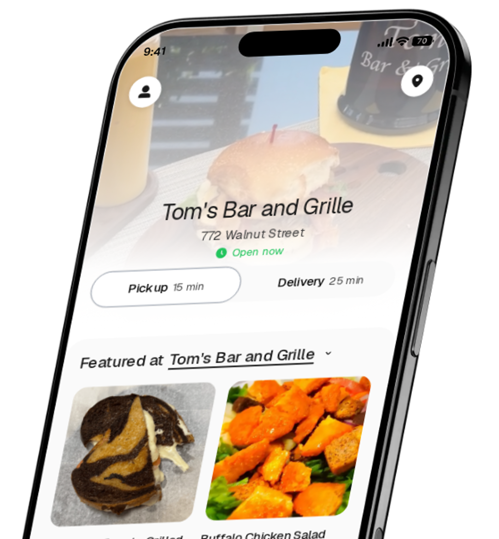 Tom's Bar and Grille app preview