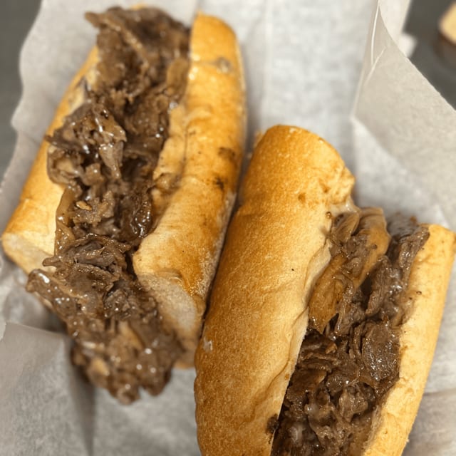 Mushroom & Gravy Cheese Steak.