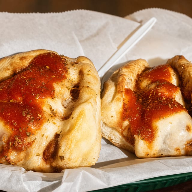 Meatball Parmesan Sandwich.