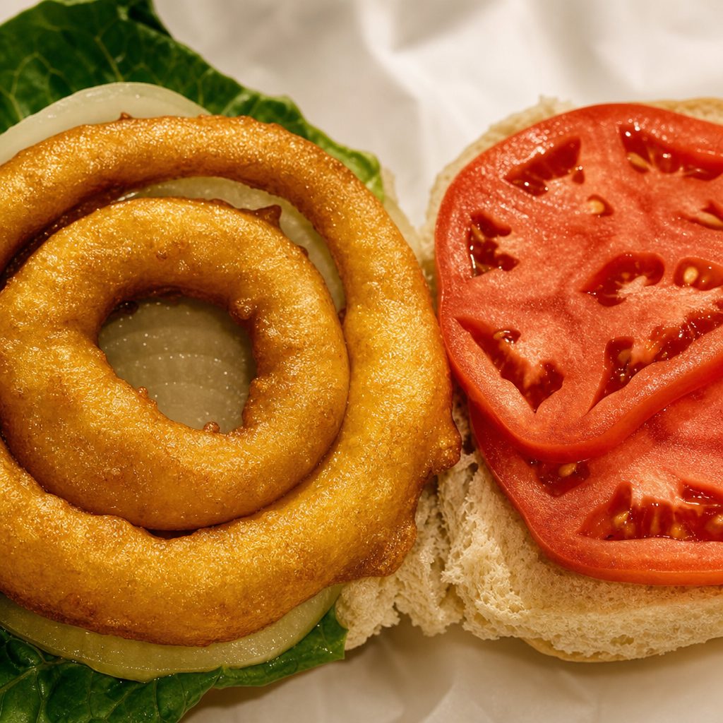 Bloomin Onion Burger.