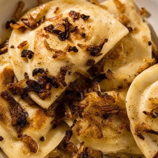 Tom's Famous Grilled Pierogies