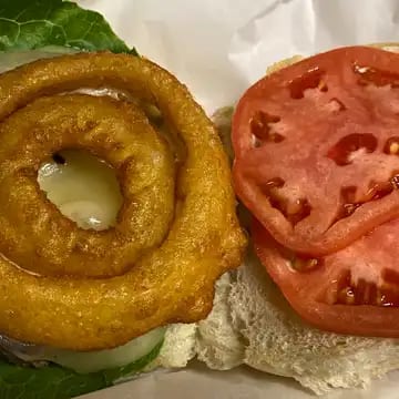 Bloomin Onion Burger.