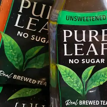 Pure Leaf Unsweet Tea.