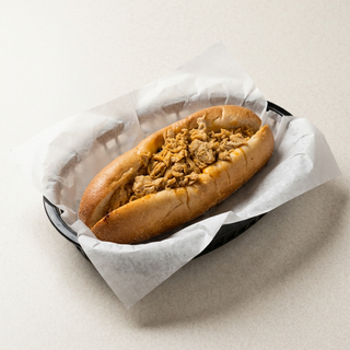 Parmesan Garlic Buffalo Chicken Cheese Steak